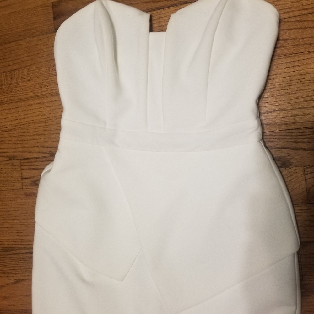 Adelyn Rae off white strapless mini dress - Picture 5 of 13